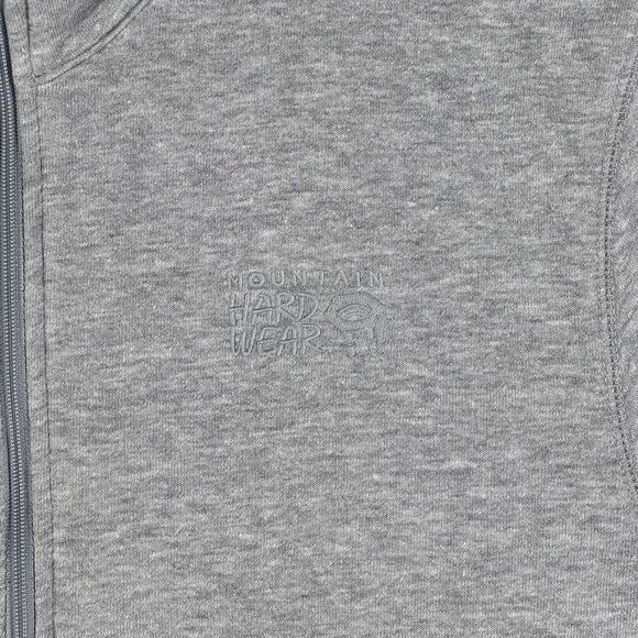 Mountain Hardwear MWH Logo 1/2 Zip Fleece Mens M Gray Pullover Mock Neck Sweater - Picture 7 of 7